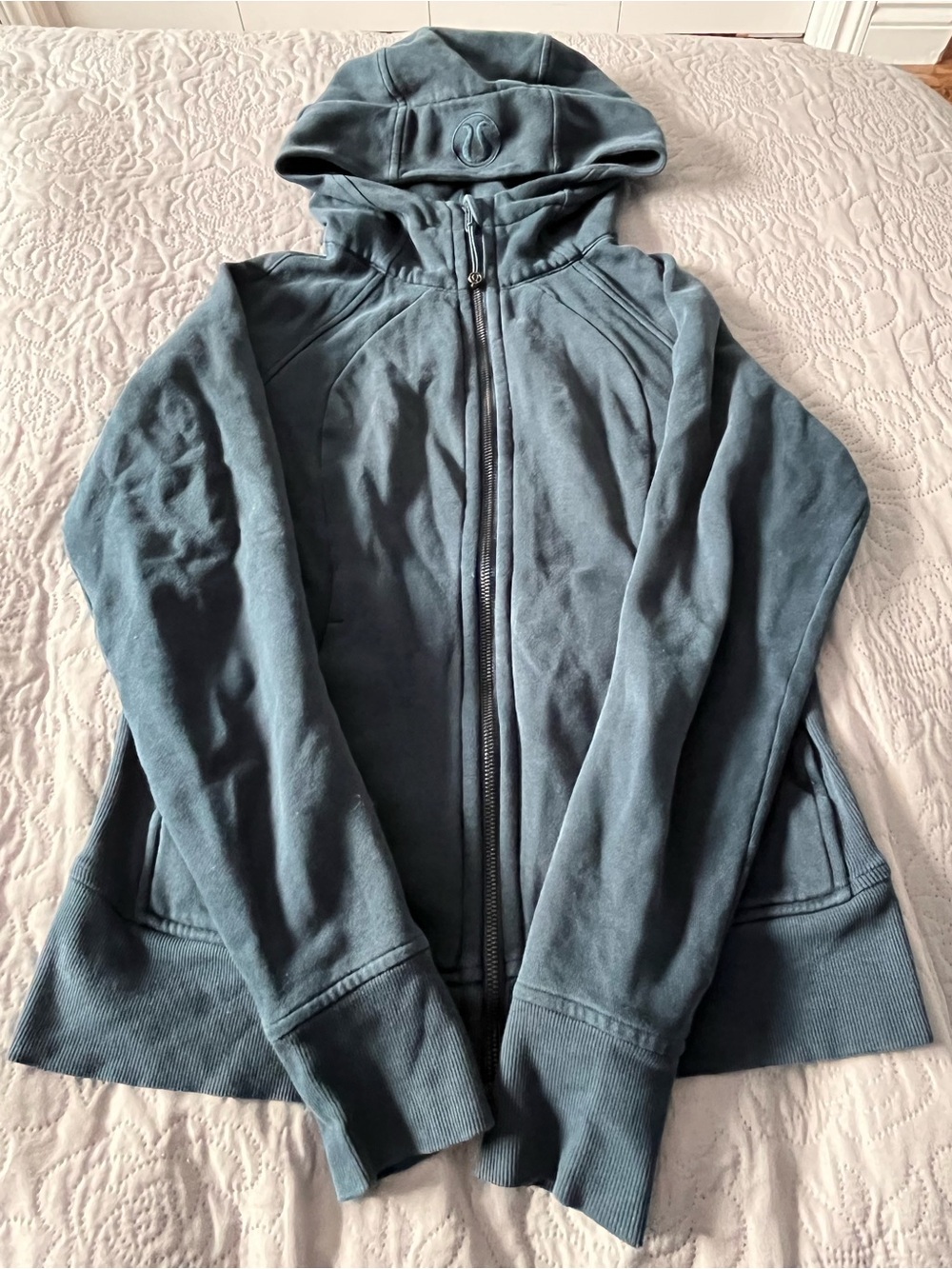 lululemon athletica Teal Blue Full-Zip Hoodie